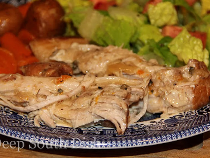 Slow Cooker Pork Roast with Root Vegetables