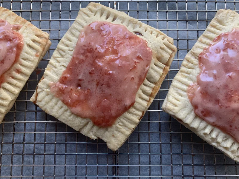 Homemade Strawberry Pop-Tarts with Crispy Pastry