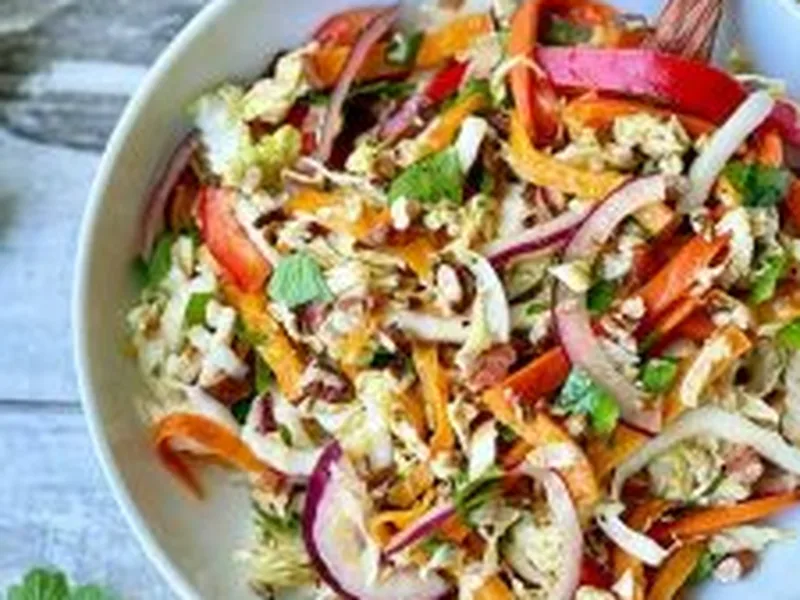 Roasted Root Vegetable and Napa Cabbage Salad