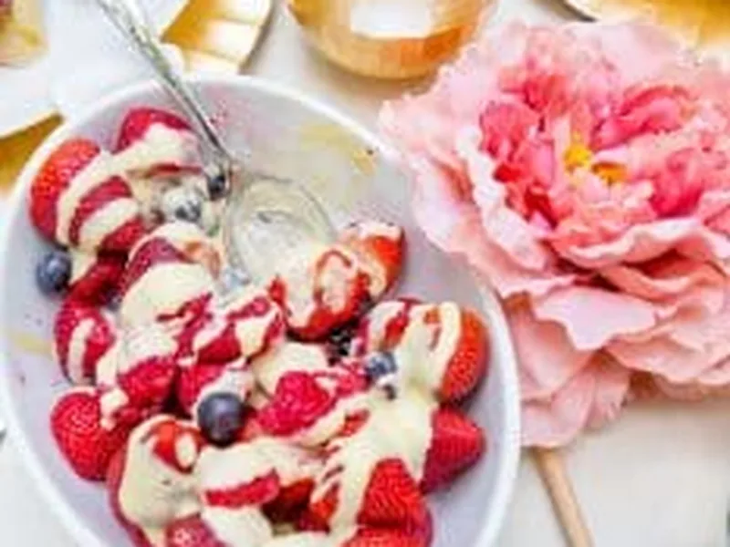 Fresh Berries with Classic Vanilla Crème Anglaise