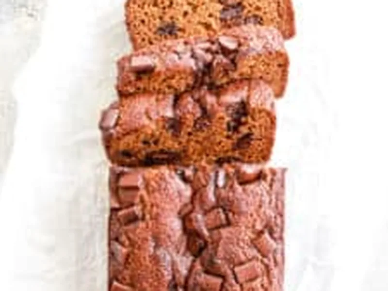Chocolate Chunk Pumpkin Bread with Almond and Arrowroot Flour