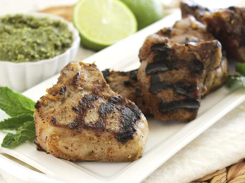 Mojito Lime Grilled Lamb Chops with Fresh Citrus Marinade