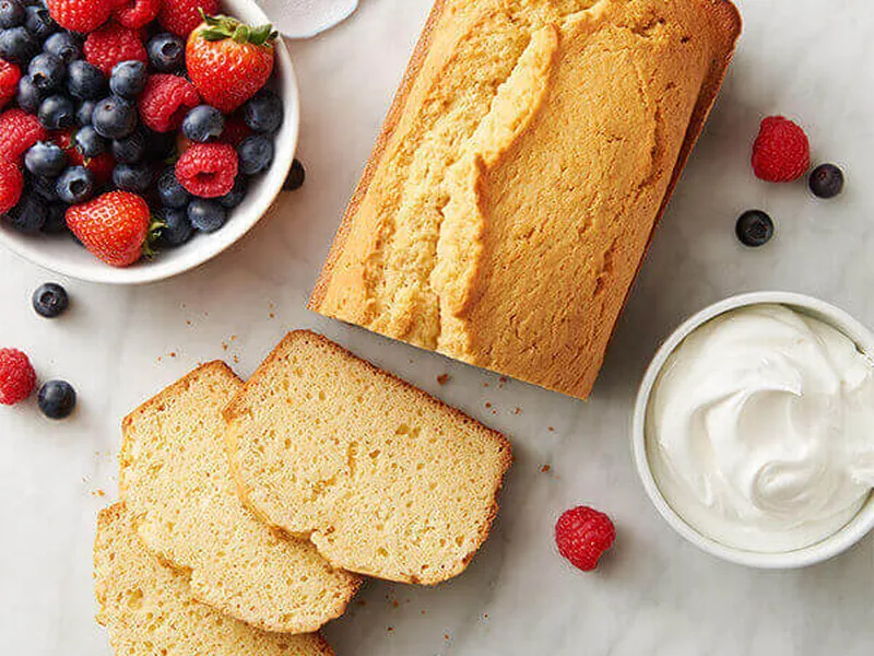 Browned Butter Pound Cake in Loaf Pan