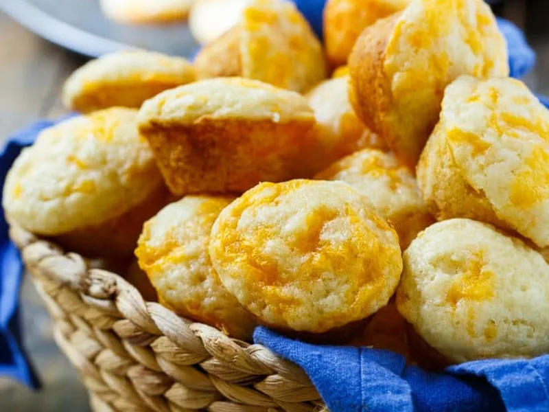 Jim 'n Nick's Sharp Cheddar Cheesy Drop Biscuits Copycat