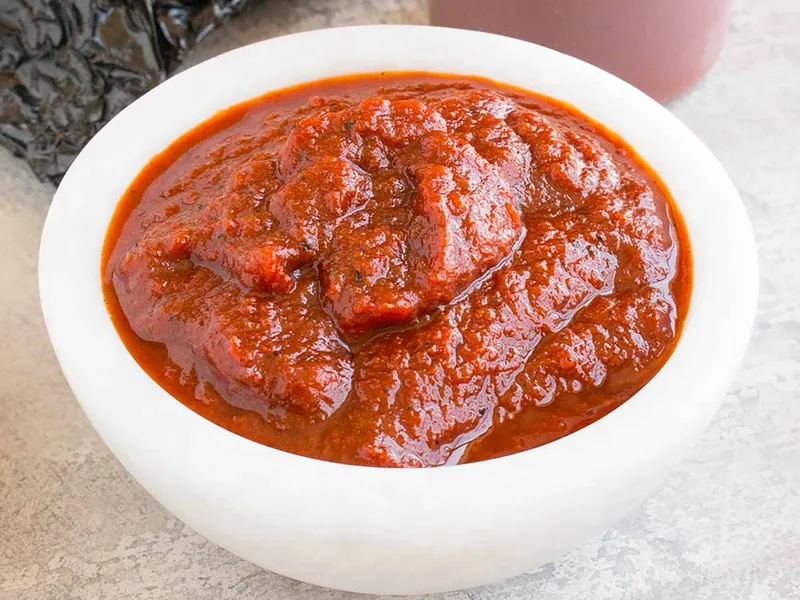 Smoky Ancho Chile BBQ Sauce with Molasses and Brown Sugar