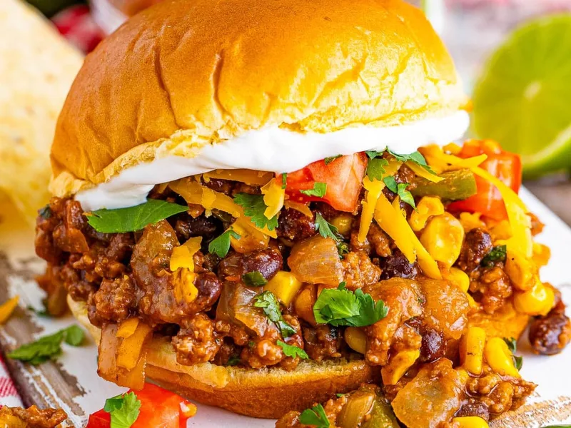 Taco Sloppy Joe Ground Beef Skillet Recipe