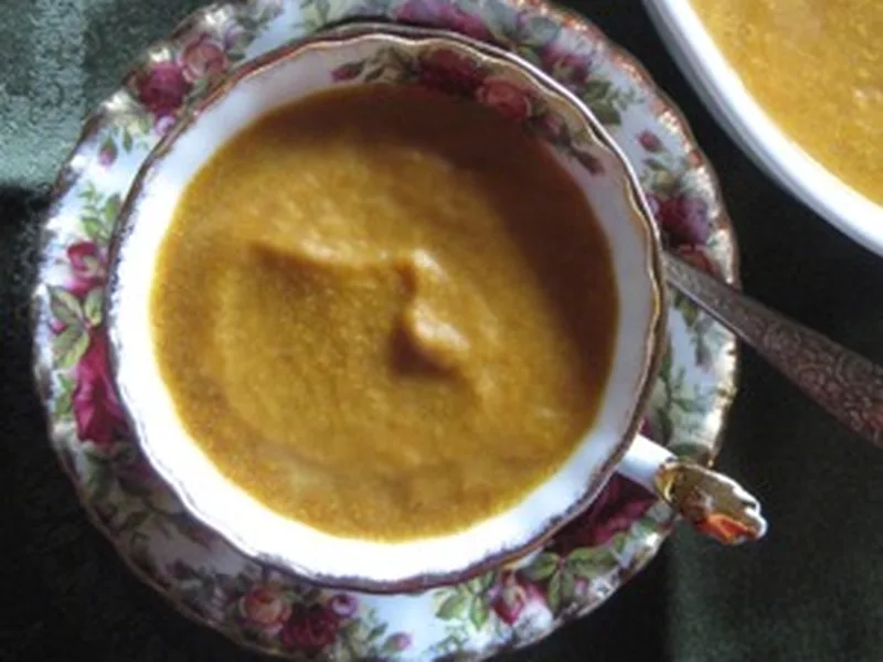 Pumpkin Pie Panna Cotta with Maple Syrup and Gelatin