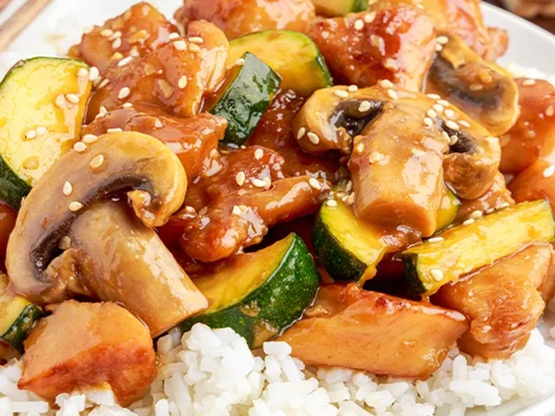 Panda Express Mushroom Chicken Copycat Stir-Fry Recipe