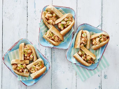 Mini Buttery Shrimp Rolls with Old Bay