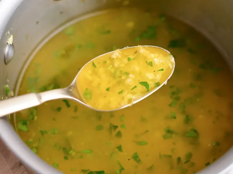 Quick Garlic Butter Sauce with Lemon and Fresh Parsley