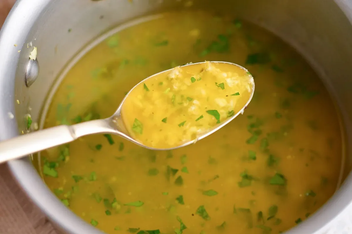 Quick Garlic Butter Sauce with Lemon and Fresh Parsley | EasyCook