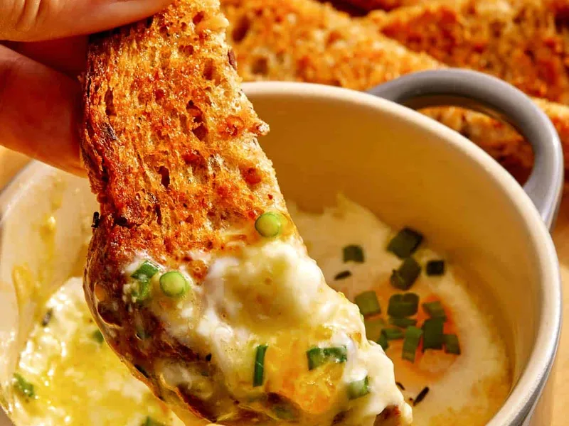 Baked Eggs En Cocotte with Gruyere and Cream