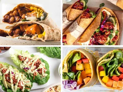 Easy Vegan Hummus and Veggie Wraps