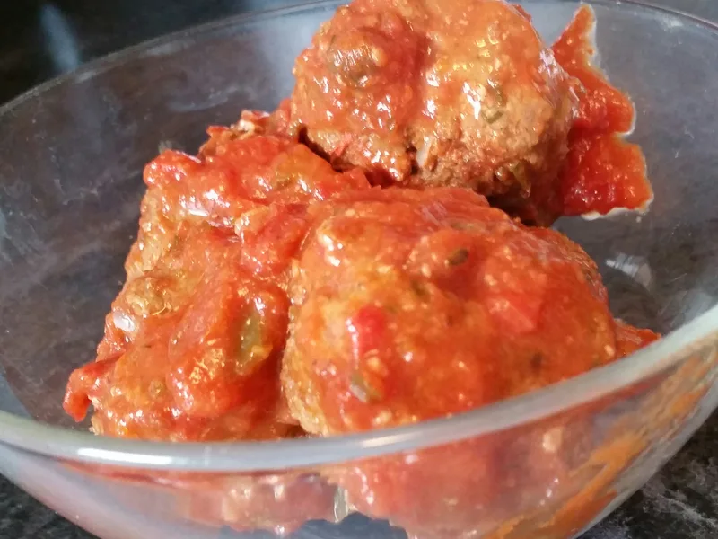 Italian Meatballs with Seasoned Breadcrumbs