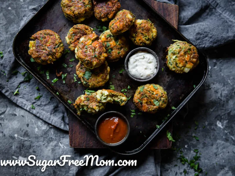 Keto Halloumi Zucchini Balls - Crispy Low-Carb Fritters