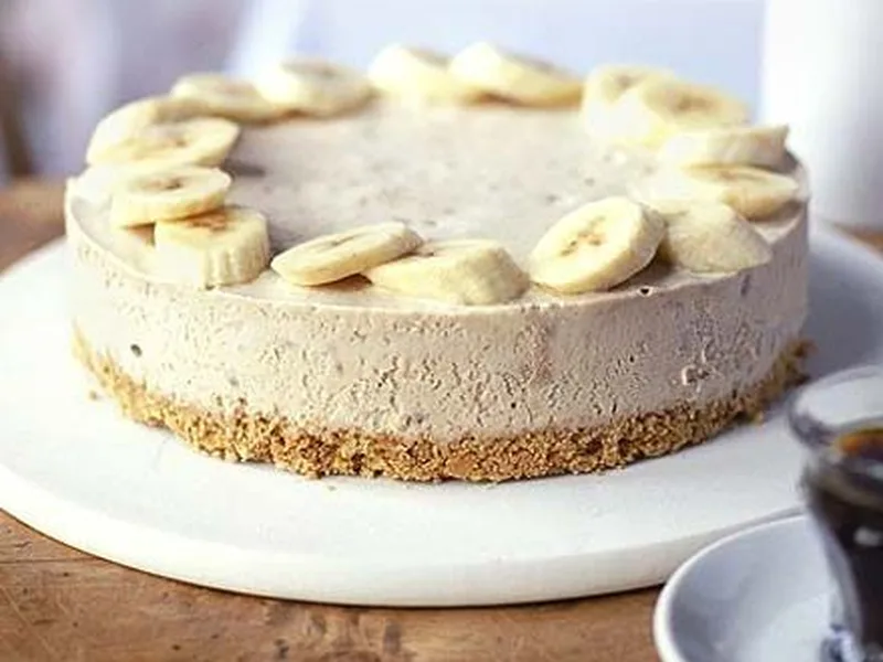 Frozen Banana Peanut Butter Cheesecake