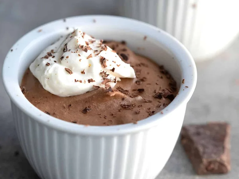 Keto Chocolate Mousse with Allulose and Coffee