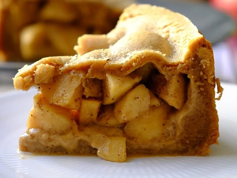 Dutch Apple Pie with Sugar Cookie Crust and Spiced Filling