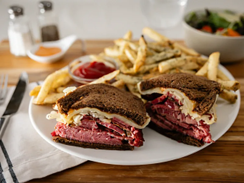 Classic Beef Reuben Sandwich with Homemade Dressing