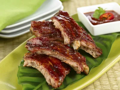 Cocoa Chile Pork Baby Back Ribs with Chipotle Spice Rub