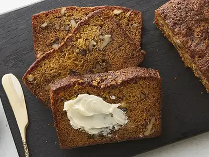 Double Sugar Walnut Dark Banana Bread Recipe