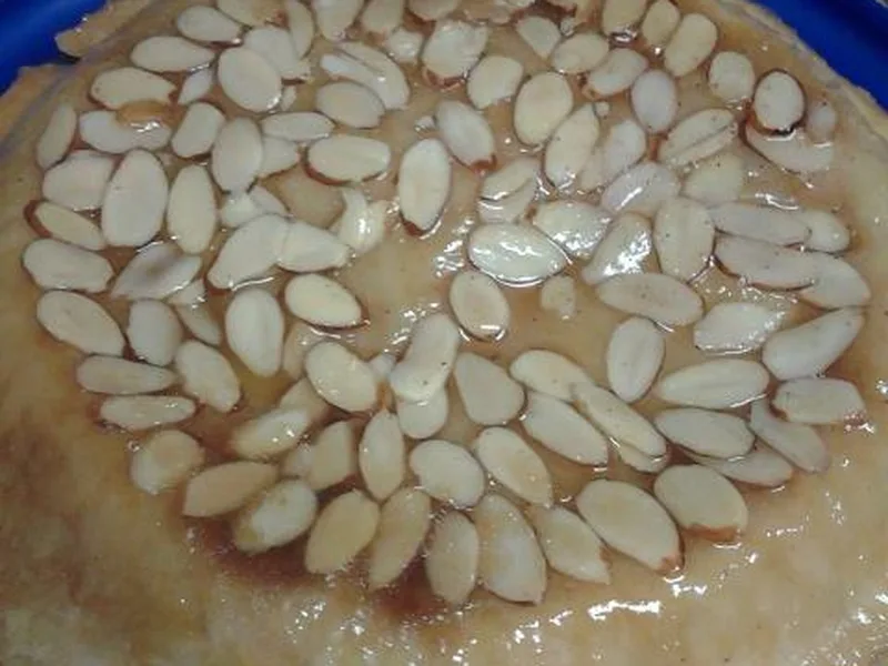 Upside-Down Caramel Pear Pie with Pecans