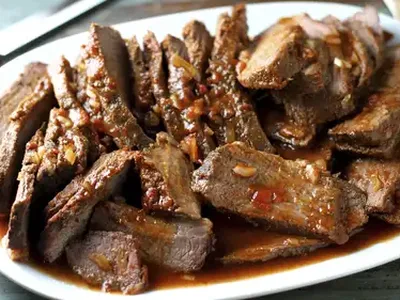 Slow-Cooker Chipotle BBQ Beef Brisket