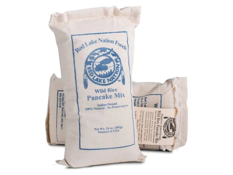 Wild Rice Pancakes with Spiced Apple Topping