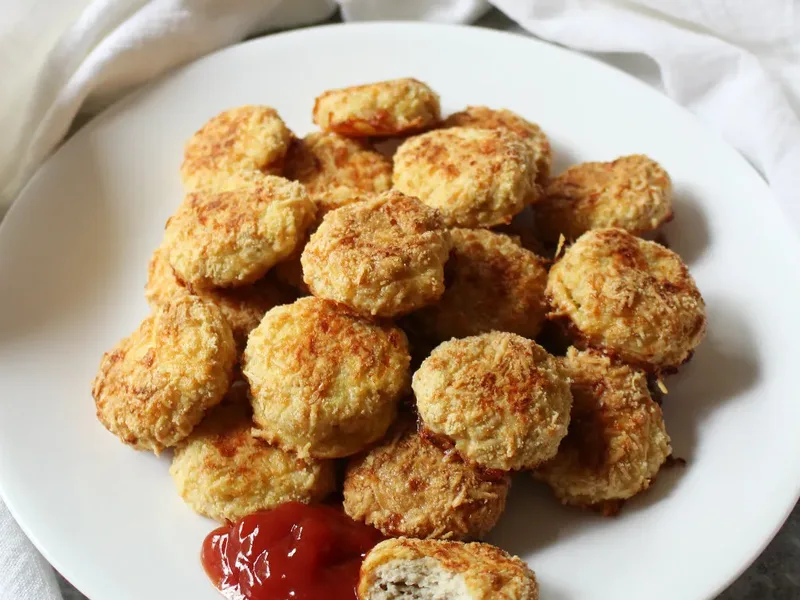 Crispy Baked Chicken Nuggets with Almond Flour Coating