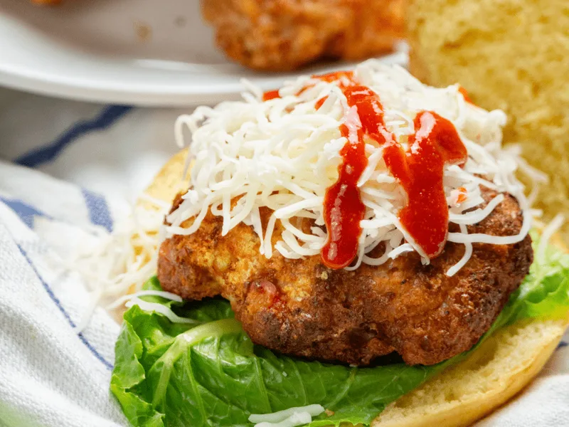 Air Fryer Shrimp Burgers with Panko and Creole Seasoning