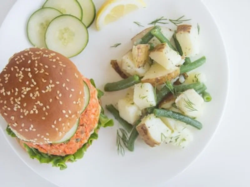 Balsamic Marinated Portobello Mushroom Burgers with Cheese