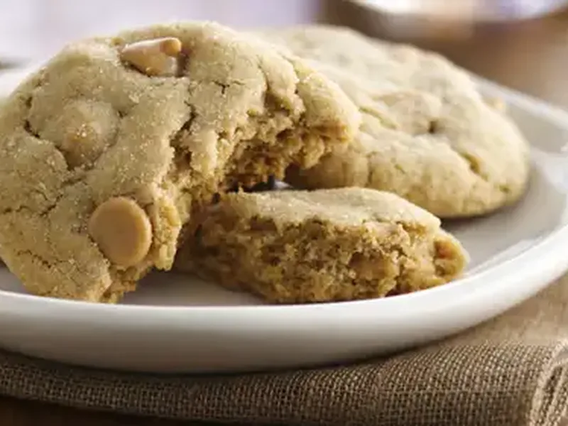 Peanut Butter Chip White Whole Wheat Cookies