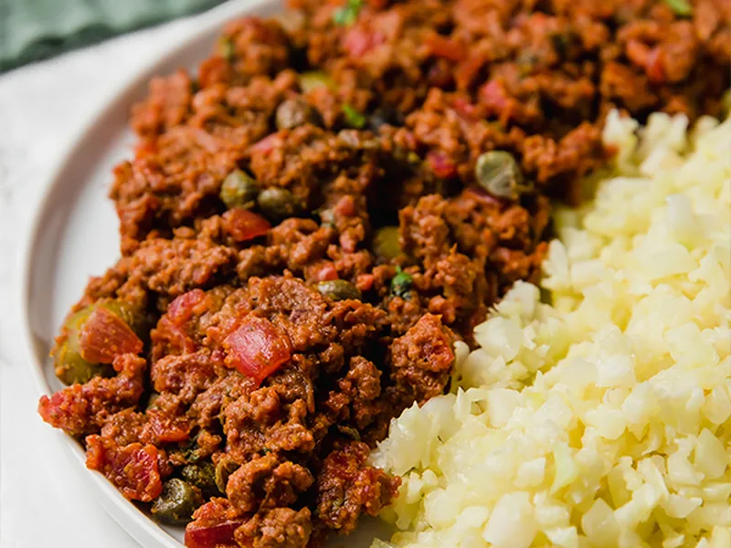 Cuban Picadillo with Olives and Capers