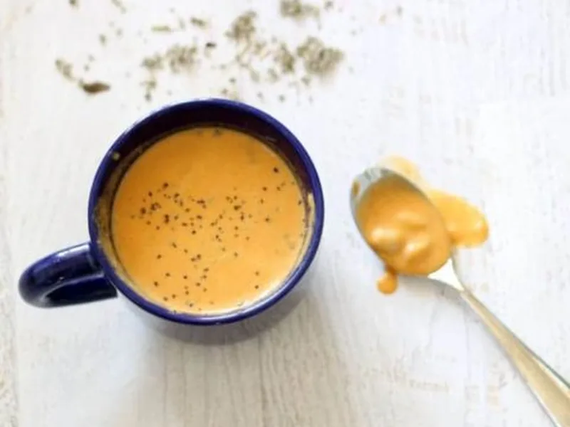 Four-Can Pumpkin Soup with Coconut and White Beans