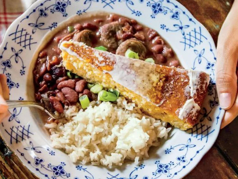 Emily's Slow-Simmered Red Beans and Rice with Ham Hock