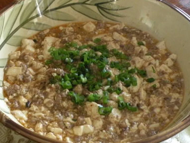 Authentic Sichuan Ma Po Tofu with Ground Pork