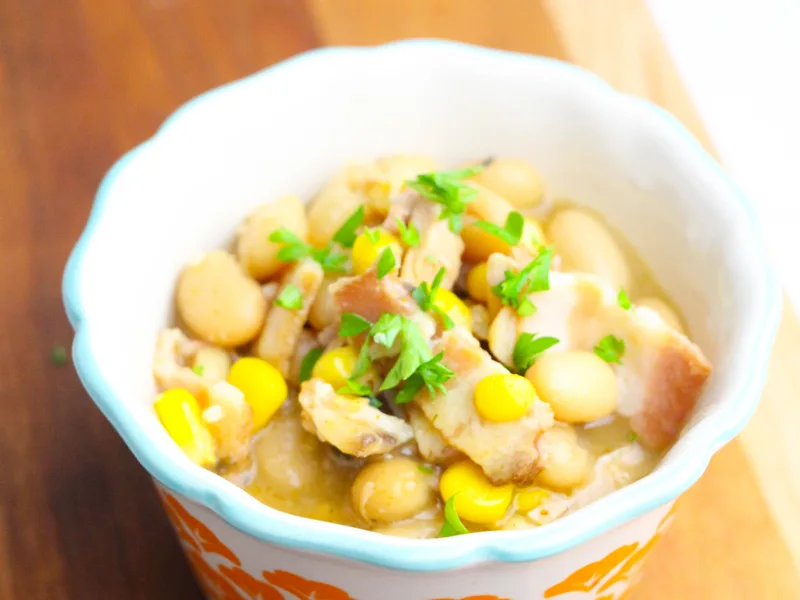 Slow Cooker Turkey White Bean Chili