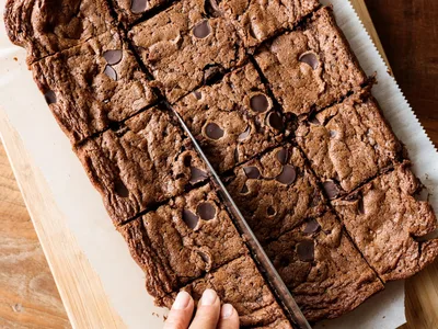 Mexican Chocolate Brownies with Cinnamon and Chili