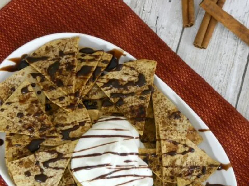 Crispy Cinnamon Tortilla Chips Low Carb