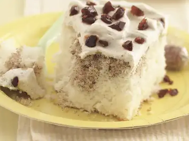 Root Beer Float Cake with Spiced Whipped Cream and Candy