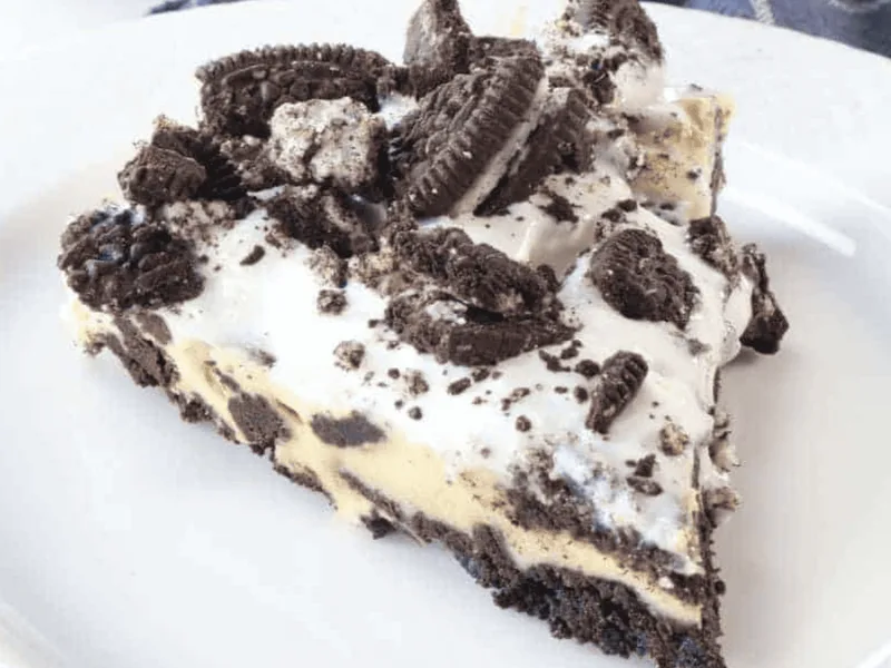 Air Fryer Oreo Cheesecake with Homemade Whipped Cream