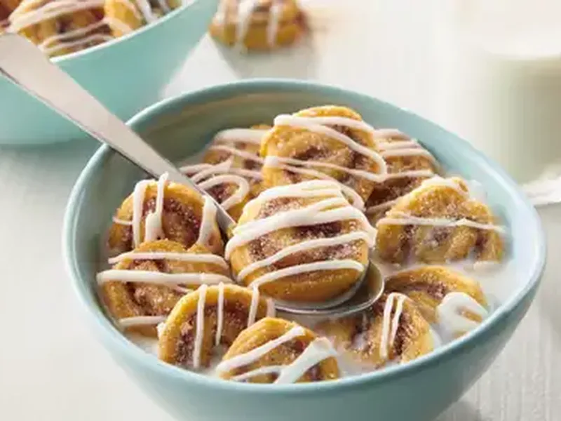 Mini Cinnamon Roll Cereal from Crescent Dough