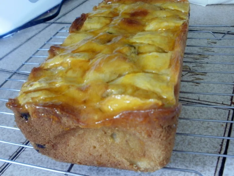 Papa's Apple Pound Cake with Rum Glaze