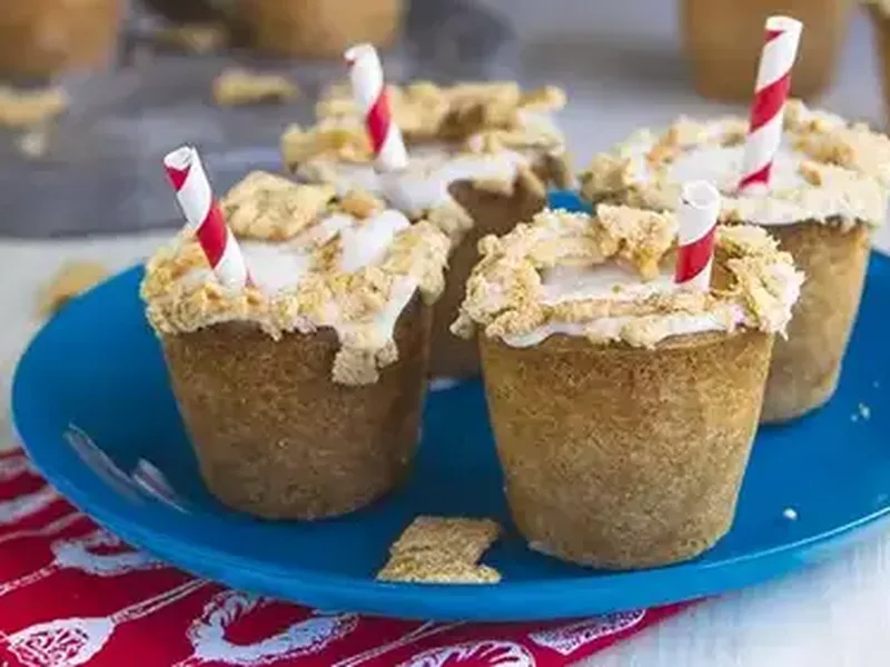 RumChata Jello Shots in Sugar Cookie Shot Glasses