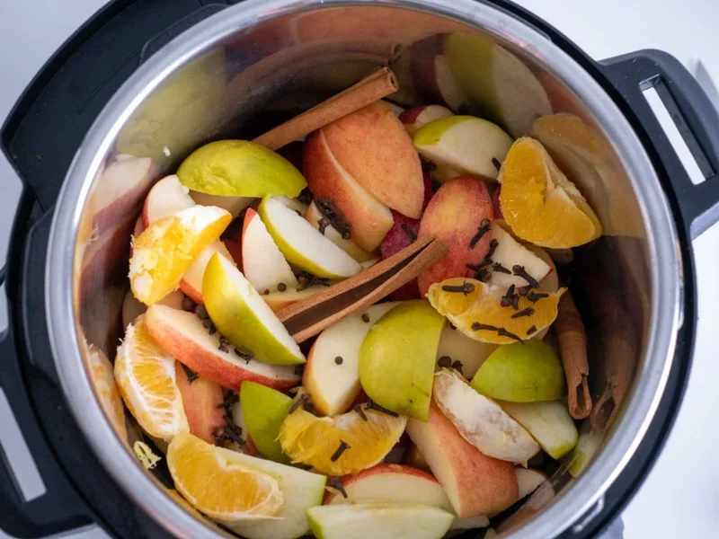 Instant Pot Apple Cider with Orange and Warm Spices