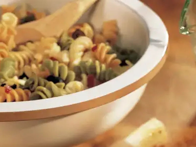 Grilled Vegetable Pasta Salad with Italian Dressing