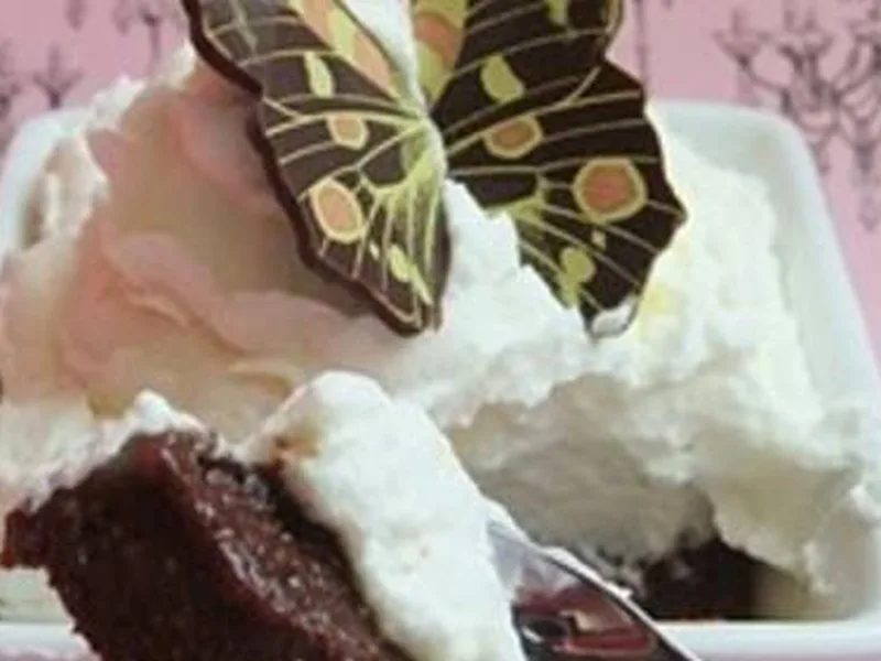 Bailey's Chocolate Pot de Crème with Irish Cream Custard