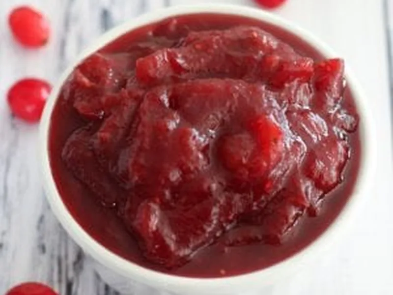 Instant Pot Cranberry Sauce, Naturally Sweetened