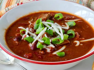 Easy Tomato Kidney Bean Roast Beef Chili Soup