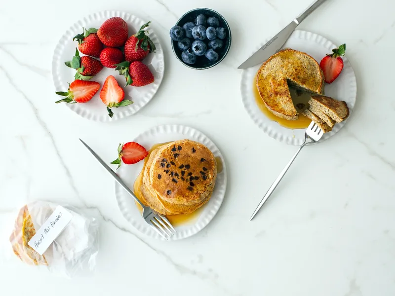 Protein-Packed Spelt and Gluten-Free Pancakes Three Ways